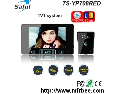 saful_ts_yp708red_7_video_door_phone_with_recordi