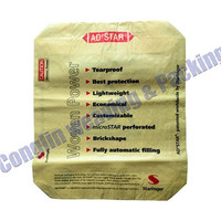 more images of 40kg Flat Bottom Valve Bag for Chemical Powder Packaging