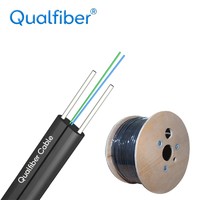 FTTH 4 Core Losse Tube Type Fiber Optic Drop Cable