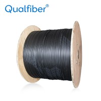 Duct installation Round FTTH fiber optic cable with steel tape armored