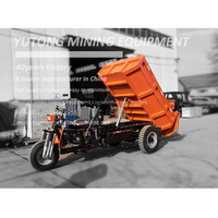 5 Ton Loading Capacity Mining Dumping Tricycles for Gold Mine