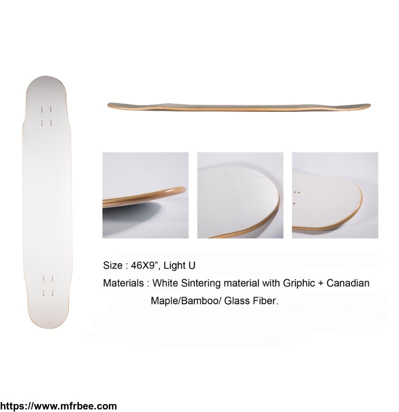 2019_high_quality_canidian_maple_and_bamboo_glassfiber_white_sintering_material_longboard_deck