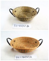 2017 wholesale hand woven fruit basket