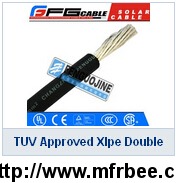 tuv_approved_xlpe_double_insulation_solar_cable