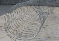 Galvanized Concertina Wire And Razor Barbed Wire Size