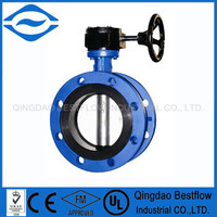 Butterfly valve type flange