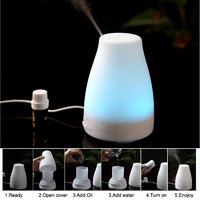 120ml Warm Colorful Light Mini Portable Humidifier Supplier Aromatherapy Essential Gold Wholesale