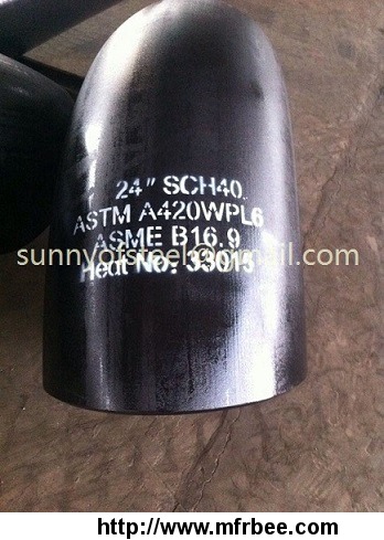 astm_a420_wpl6_pipe_fittings_elbow_tee_reducer_cap_cross