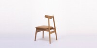 more images of C28 Dining Chair Modern Nordic Wooden Dining Chair Horn Chair Solid Wood Chair