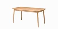more images of DT12 Dining Table Modern Nordic Wooden Table Solid Wood Table