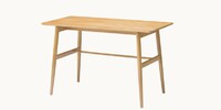 more images of SZ2 Modern Bent Wooden Desk Solid Wood Desk