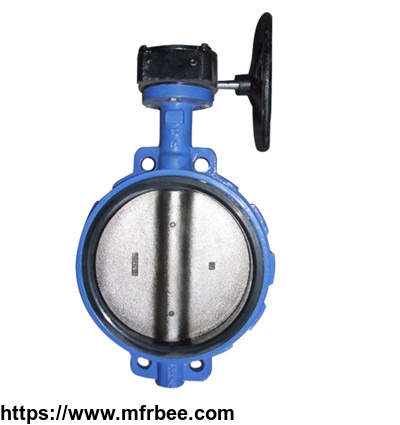 worm_gear_wafer_soft_seal_butterfly_valves