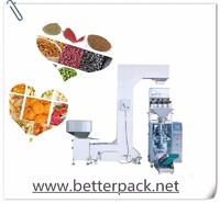 automatic weighing and packing machine for rice peanut sugar beans nuts