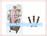 Automatic 3 in 1 coffee stick packing machine with 3 dosage device