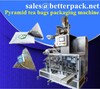 triangle tea packaging machine, pyramid tea bags packaging machine