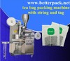 tea bag machine with string and tag, tea package machine