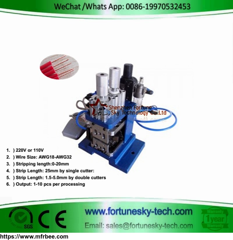 ll_3fn_pneumatic_wire_twisting_stripping_machine_for_multicore_cable