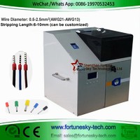 Automatic Wire Threading Stripping Ferrule Crimping Machine