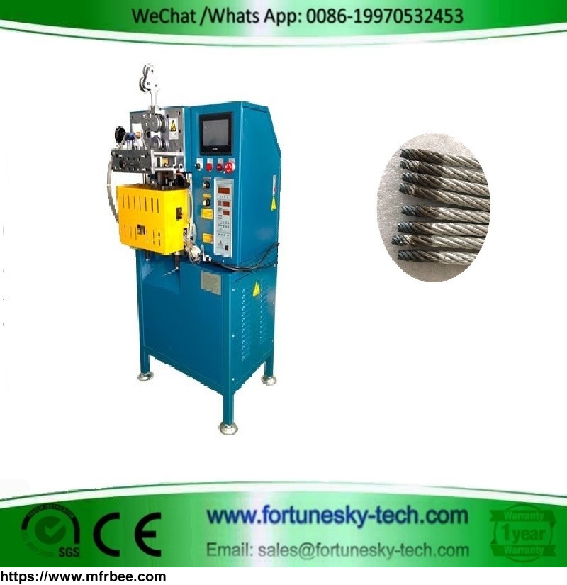 automatic_galvanised_wire_rope_cutting_sealing_machine
