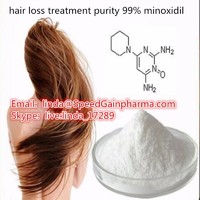Hair Regrowth Powder Minoxidil CAS 38304-91-5/ 16317-69-4 linda@SpeedGainpharma.com