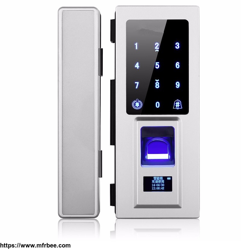 security_glass_door_fingerprint_lock