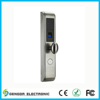more images of Round cylinder and handle fingerprint combination lock