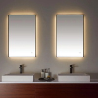 more images of Black Illuminated Bathroom Mirror
