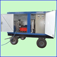 Industrial pipe cleaning cold water jet high pressure cleaner machine