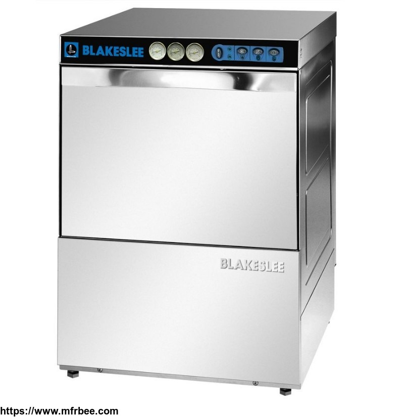 blakeslee_30_racks_per_hour_stainless_high_temperature_glasswasher_commercial_dishwasher