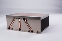 more images of Aluminum fin heat sink with epoxy heat pipe