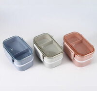 more images of 2-layer Plastic Easy-lock Lunch Box