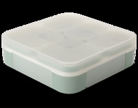 more images of Plastic Ultra-thin Square Bento Lunch Box with Lid