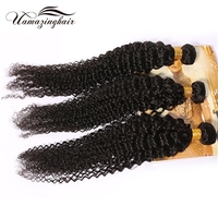 more images of 7A Brazilian Virgin Hair Kinky Curly Unprocessed 4