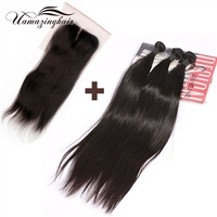 Indian virgin hair 3 bundles Silk