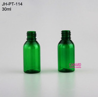 30ml green essential oil bottle, 30ml cosmetic serum bottle