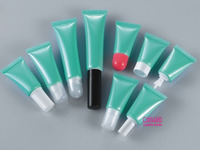 D19mm-round flexible tube with different cap, cosmetic flexible tube