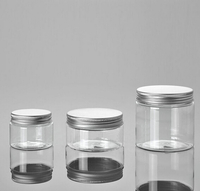 Plastic lotion jars, Clear PET jar, serum cream jar