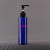 200ml round PET lotion bottle with black pump, shampoo bottle