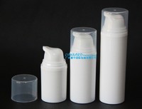 Airless bottle white color, airless pump bottle30ml-50ml-70ml