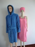 Microfiber bathrobe wholesale