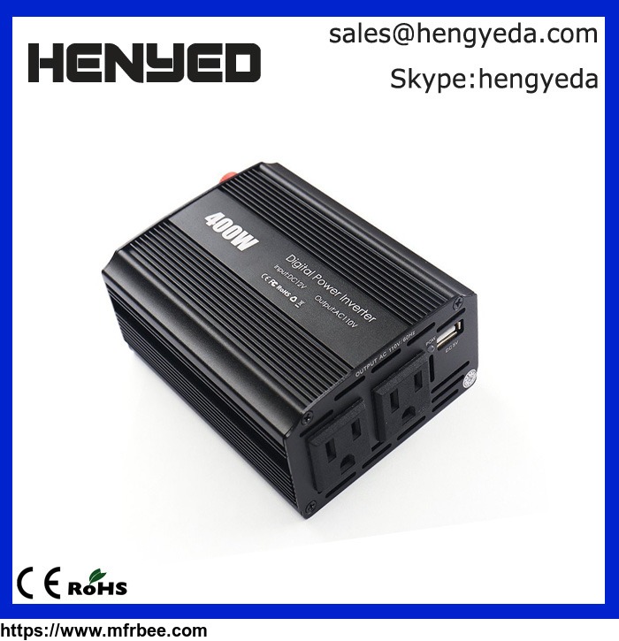 hyd_d400w_1a_usb_400w_car_power_inverter_2_ac_outlets_12v_dc_to_110v_ac_1a_usb_charging_ports