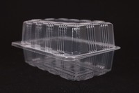 more images of Transparent plastic Clamshell Packaging food grade