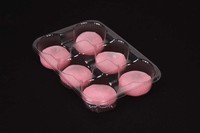 Plastic food blister packaging tray