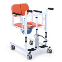 Stair lift chair disabled people electric Hydraulic Lift Patient Transfer Chair with Commode