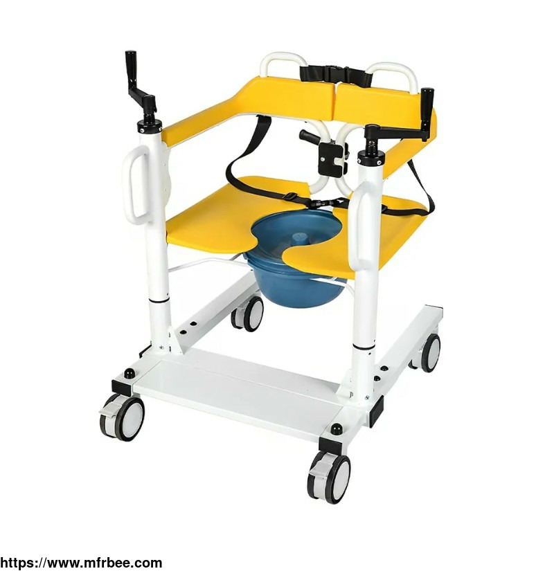 new_design_portable_medical_hydraulic_move_toilet_patient_transport_lift_transfer_chair_with_commode