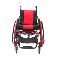 Lightweight Aluminum Alloy Folding WheelChair Manual Wheelchair For The Elderly