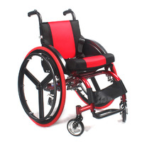 more images of Lightweight Aluminum Alloy Folding WheelChair Manual Wheelchair For The Elderly