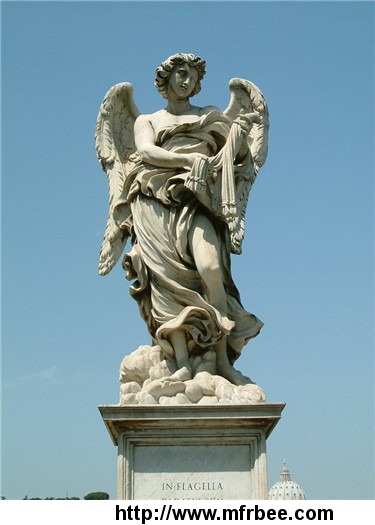 garden_natural_marble_angel_statue