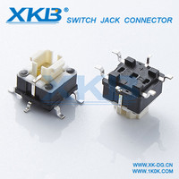 Illuminated tact switch manufacturer 6*6 touch switch with light