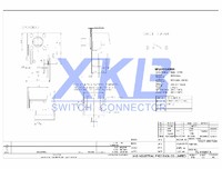 Strength Can Be Customized Pin Type 6.0x6.0x7.3 Side Operation With Bracket Tact Switch